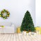 Green Pre-Lit Fiber Optic Christmas Tree LED Lights Indoor Holiday Decor